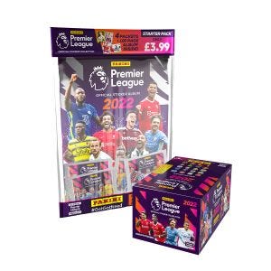Panini Premier League Official Sticker Collection 2022 - 100 packets plus FREE Starter Pack