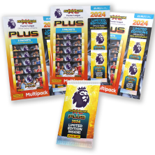 Premier League Adrenalyn XL™ PLUS 2024 Official Trading Card Game - Bundle of 3 Multipacks with additional FREE Limited Edition card
