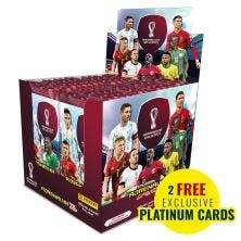 FIFA World Cup Qatar 2022™ Adrenalyn XL™ -  Box of 50 packets + 2 exclusive Platinum cards | Panini