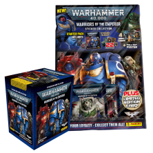 Warhammer 40,000 Sticker Collection - Bundle of 50 packets and FREE Starter Pack