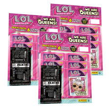 L.O.L Surprise! We are Queens! Sticker Collection - Bundle of 3 Multipacks - 18 packets and 3 LE's