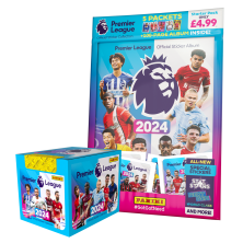 Panini Premier League Official Sticker Collection 2024 - Box of 50 packets and a FREE Starter Pack