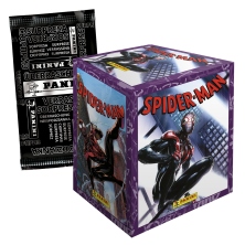 Spider-Verse sticker and trading card collection - box of 36 packets plus free limited edition card