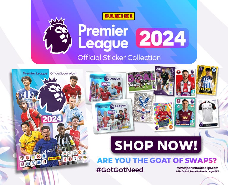 Panini Premier League Official Sticker Collection 2024